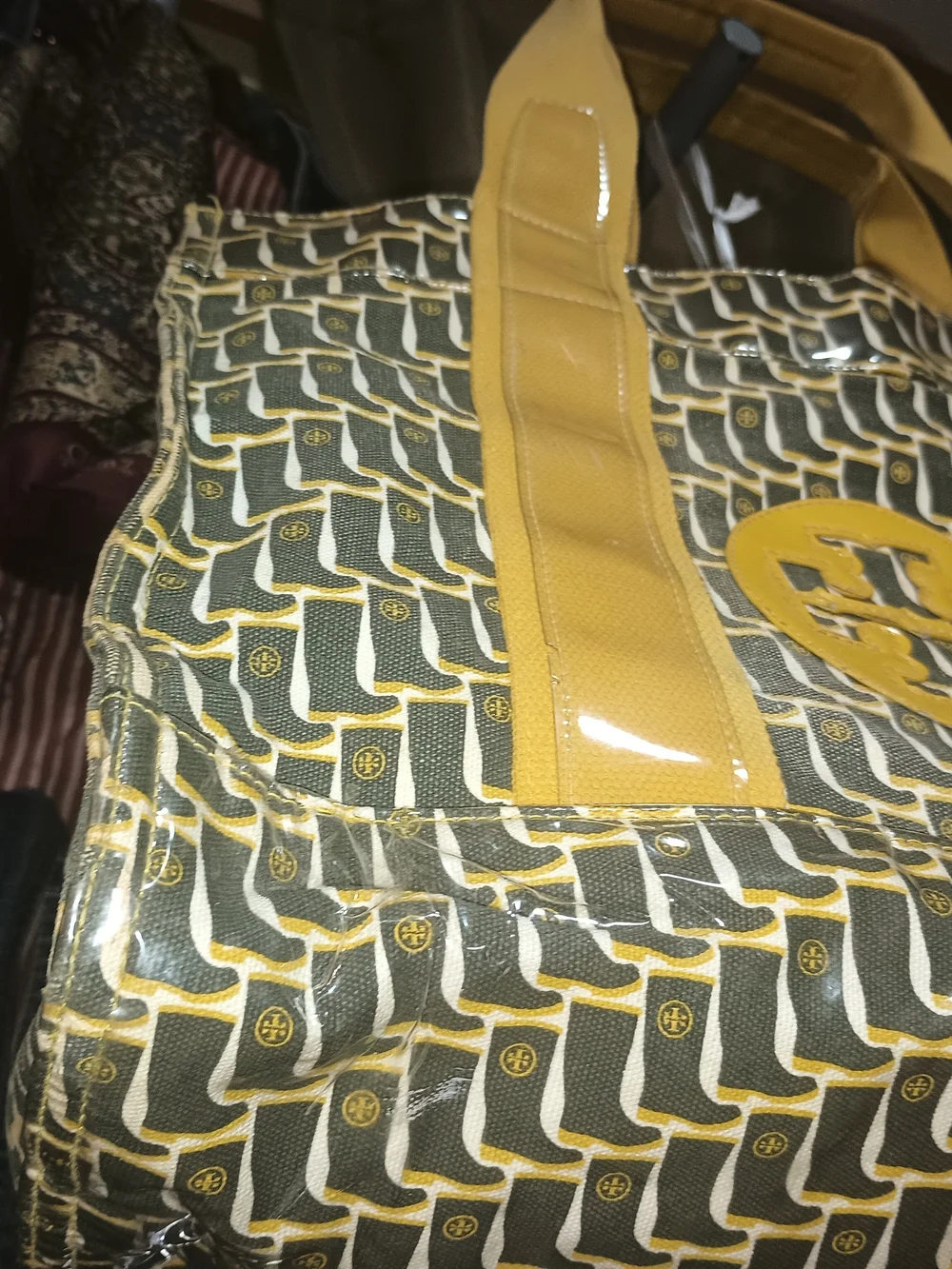 Tory Burch bright yellow